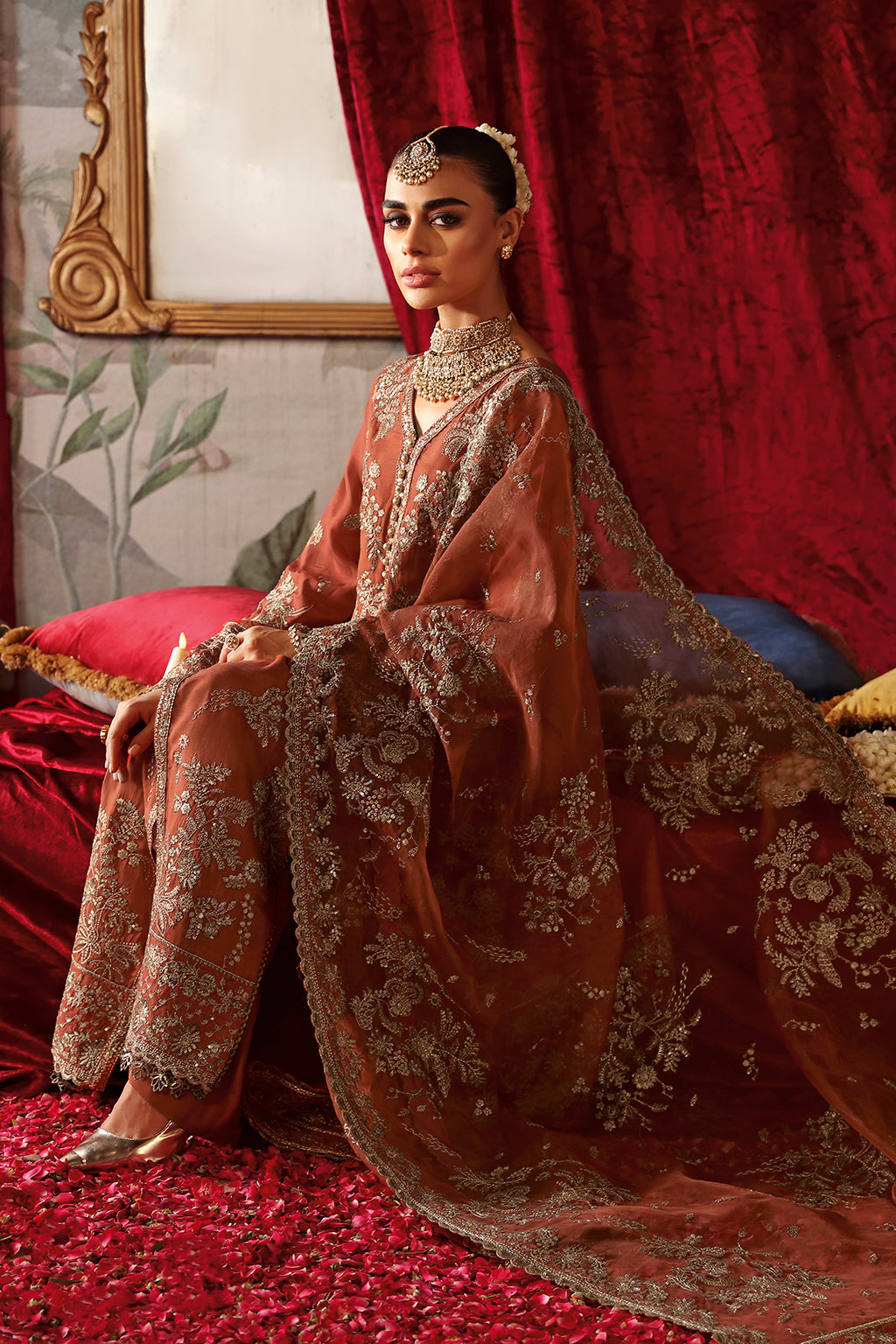 Shagna | Premium Raw Silk | Zarish S-02 - Ladies Clothes - Maria Faisal