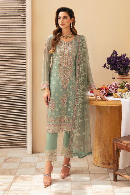 Ramsha | Chevron Chiffon Collection |A-901 - Ladies Clothes 