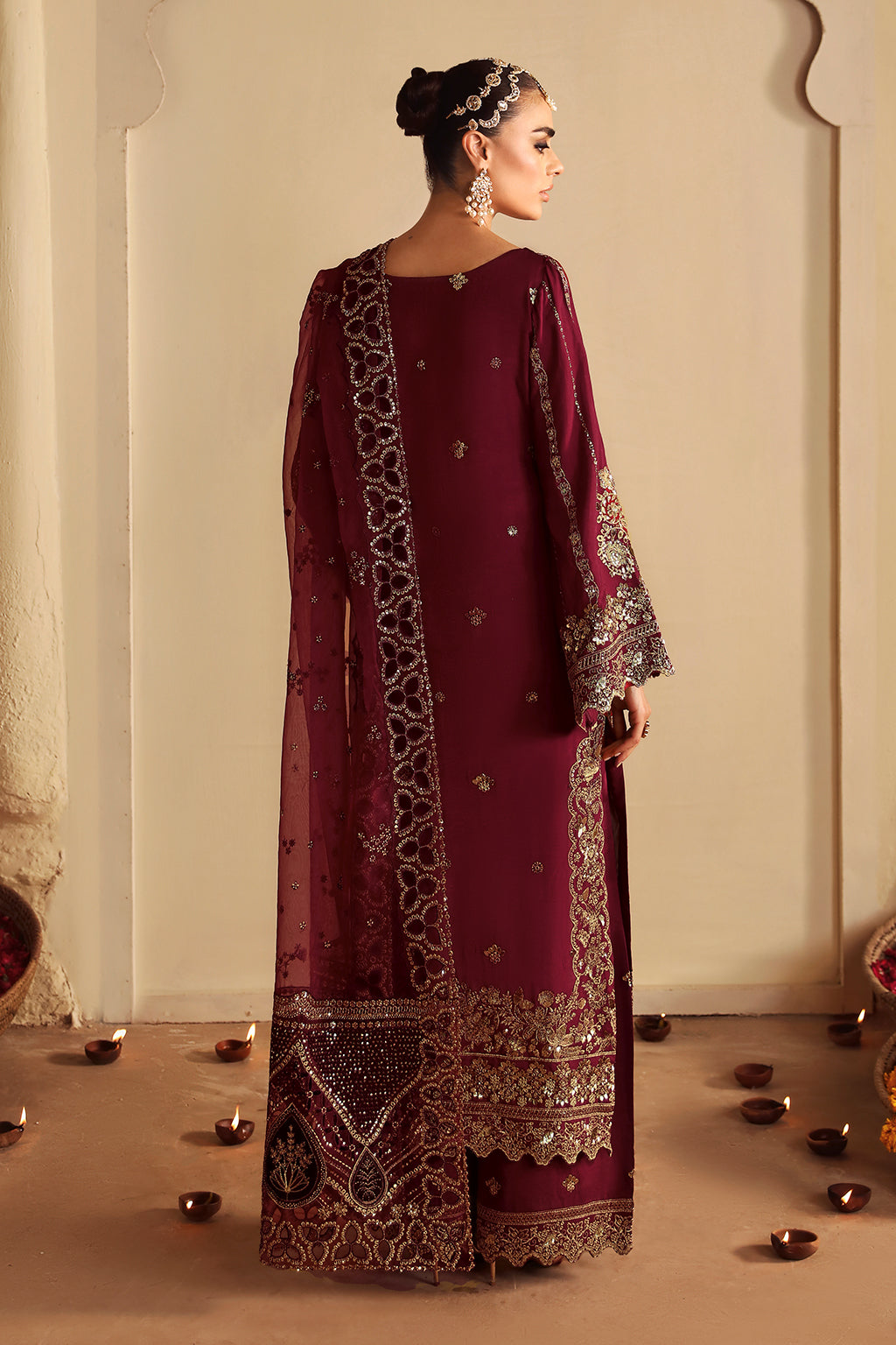 Shagna | Premium Raw Silk | Roshan S-04 - Ladies Clothes - Maria Faisal