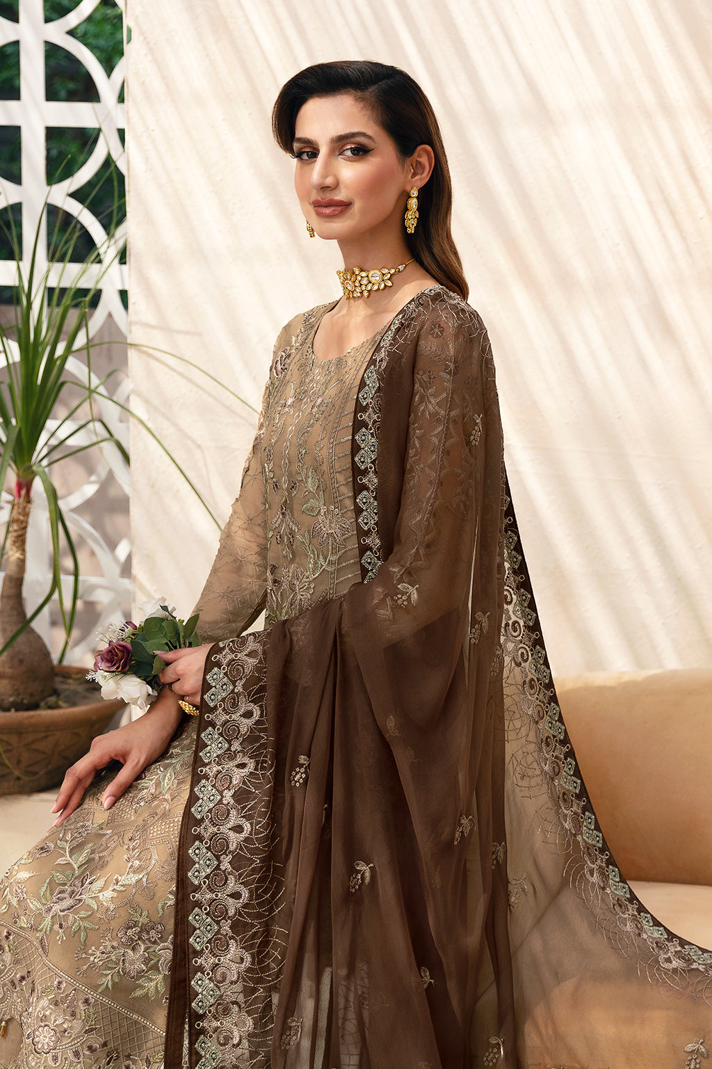 Ramsha | Chevron Chiffon Collection |A-904 - Ladies Clothes 