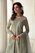 Zevk | Afsanah Wedding Formals | AKKS - Designer Dress with Intricate embroidery and embellishments. Shop elegent wedding dress at Maria Faisal.