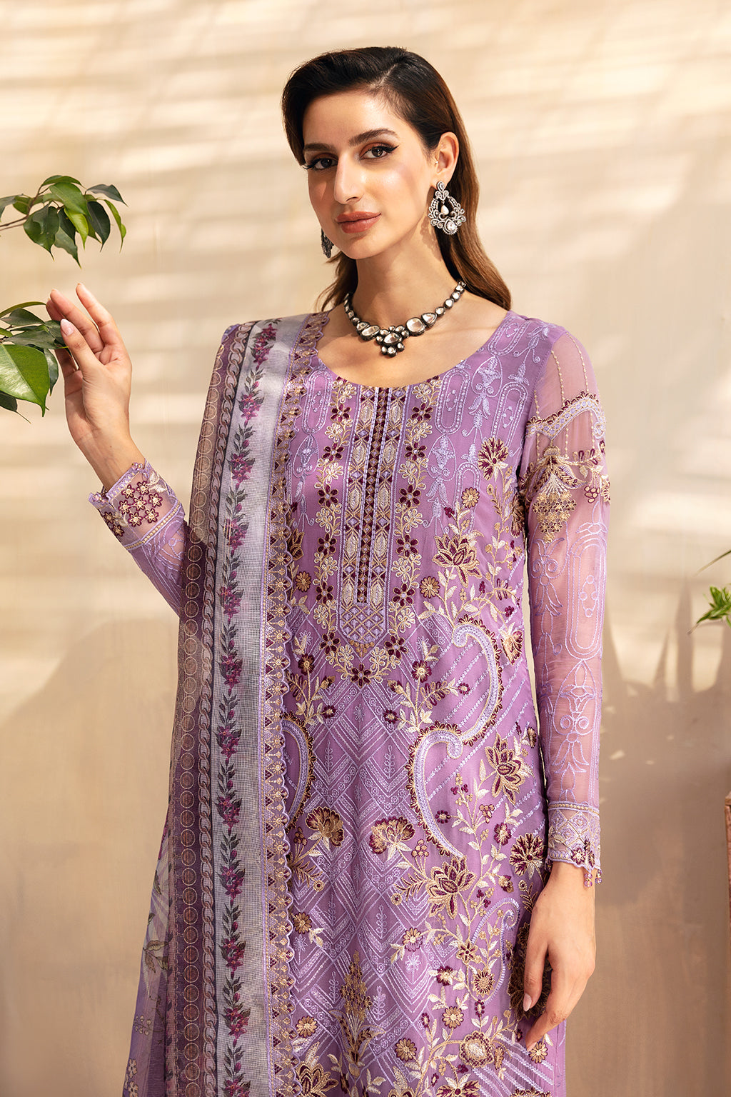 Ramsha | Chevron Chiffon Collection | A-906 - Ladies Clothes 
