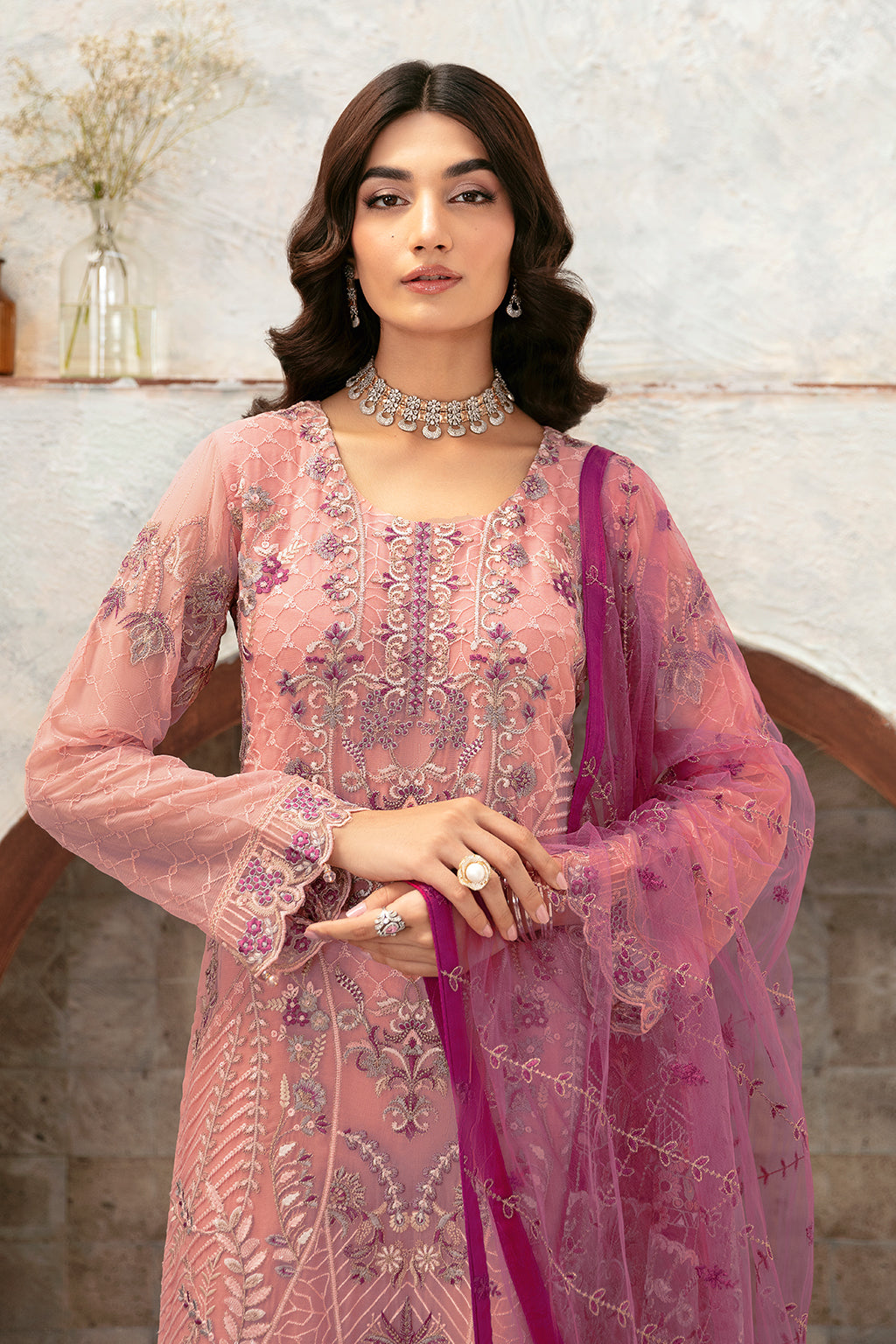 Ramsha | Rangoon Chiffon Collection 24 | D-1201 - Waniyas