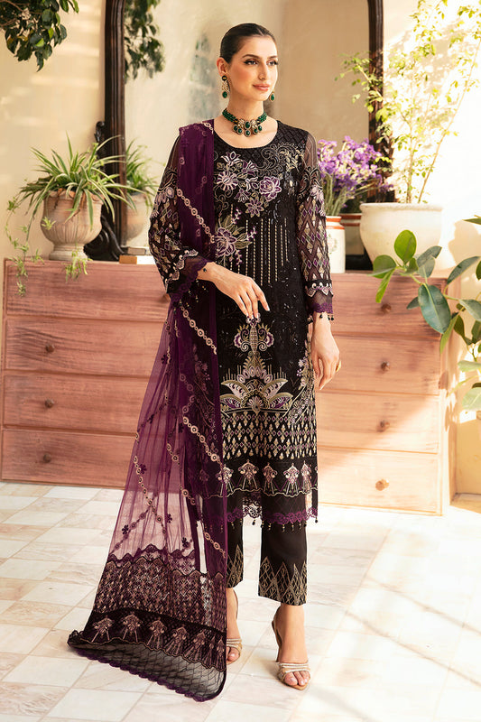 Ramsha | Chevron Chiffon Collection | A-905 - Ladies Clothes 
