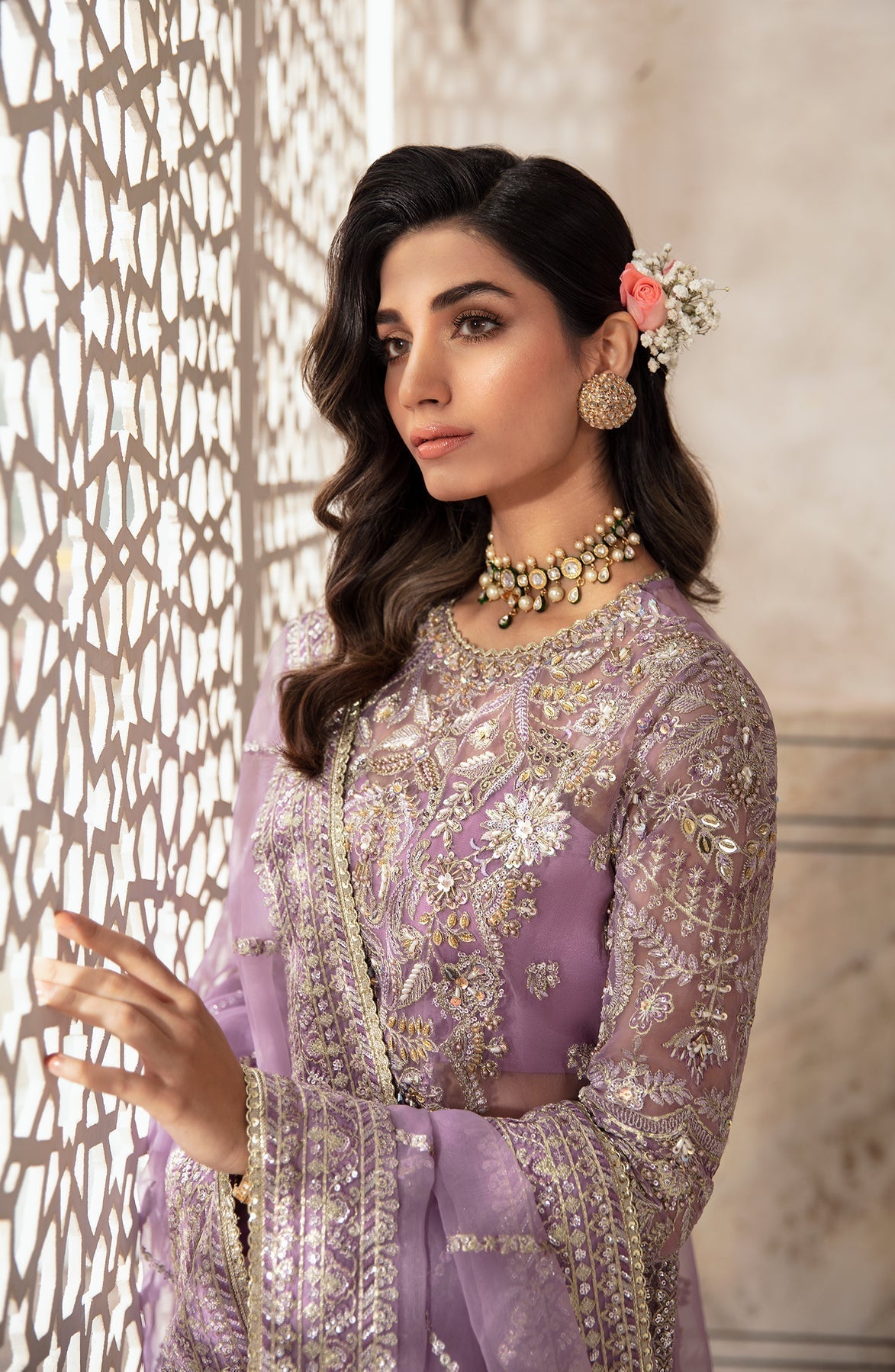 Zevk | Afsanah Wedding Formals | GUL-E-NARGIS - Designer Dress with Intricate embroidery and embellishments. Shop elegent wedding dress at Maria Faisal.