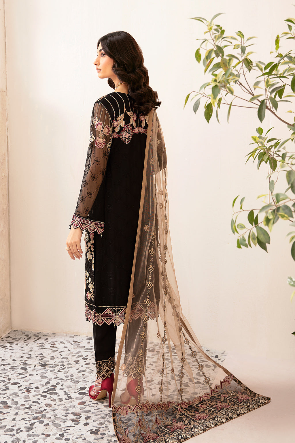 Ramsha | Rangoon Chiffon Collection 24 | D-1204 - Waniyas