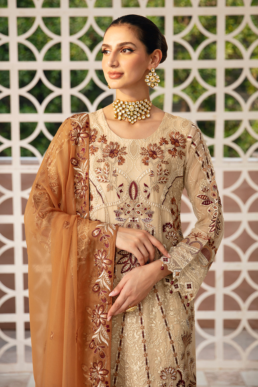 Ramsha | Chevron Chiffon Collection | A-912 - Ladies Clothes 