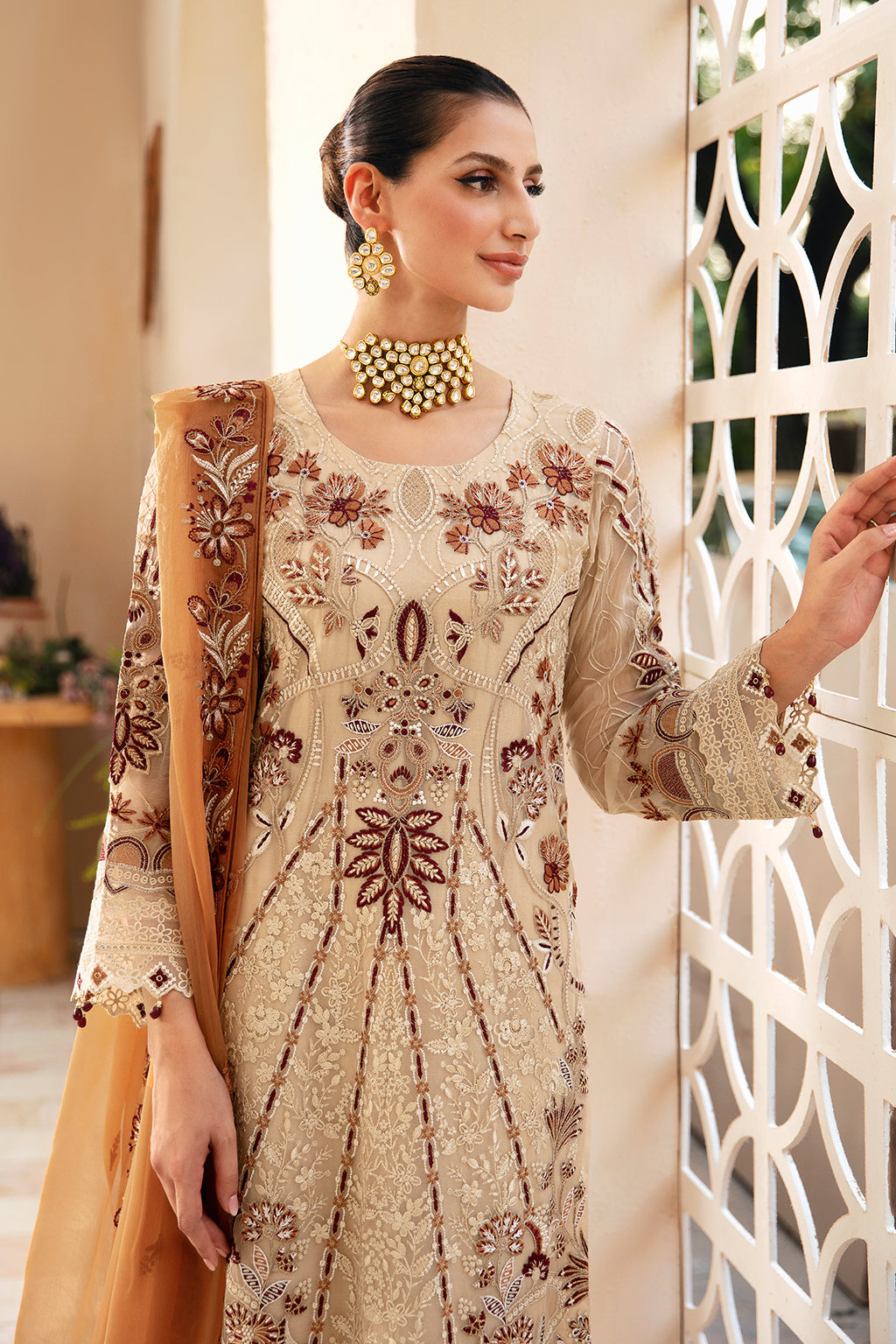 Ramsha | Chevron Chiffon Collection | A-912 - Ladies Clothes 