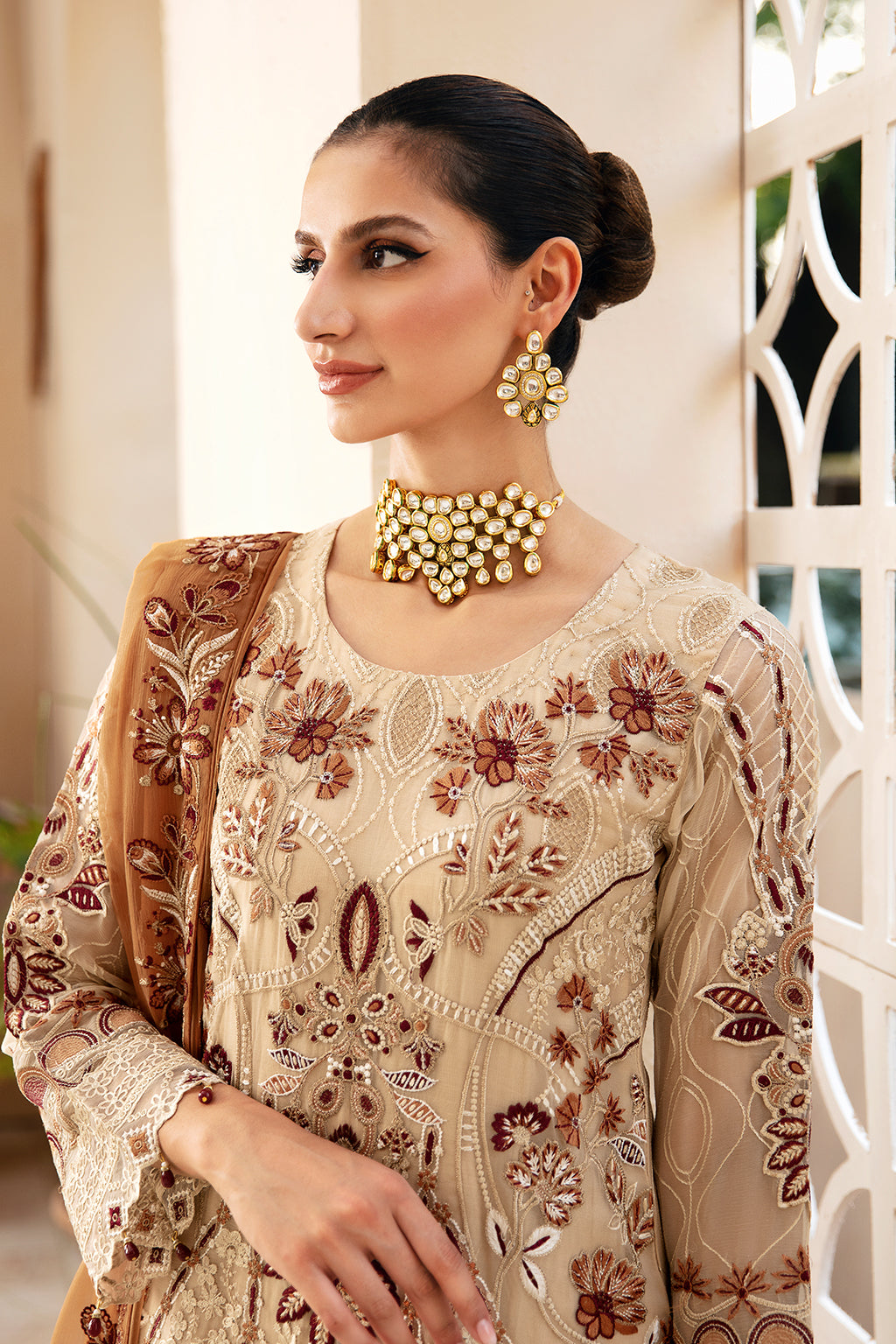 Ramsha | Chevron Chiffon Collection | A-912 - Ladies Clothes 