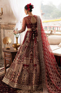 Zevk | Afsanah Wedding Formals | PARI ZAD - Designer Dress with Intricate embroidery and embellishments. Shop elegent wedding dress at Maria Faisal.