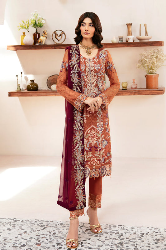 Ramsha | Rangoon Chiffon Collection 24 | D-1209 - Waniyas