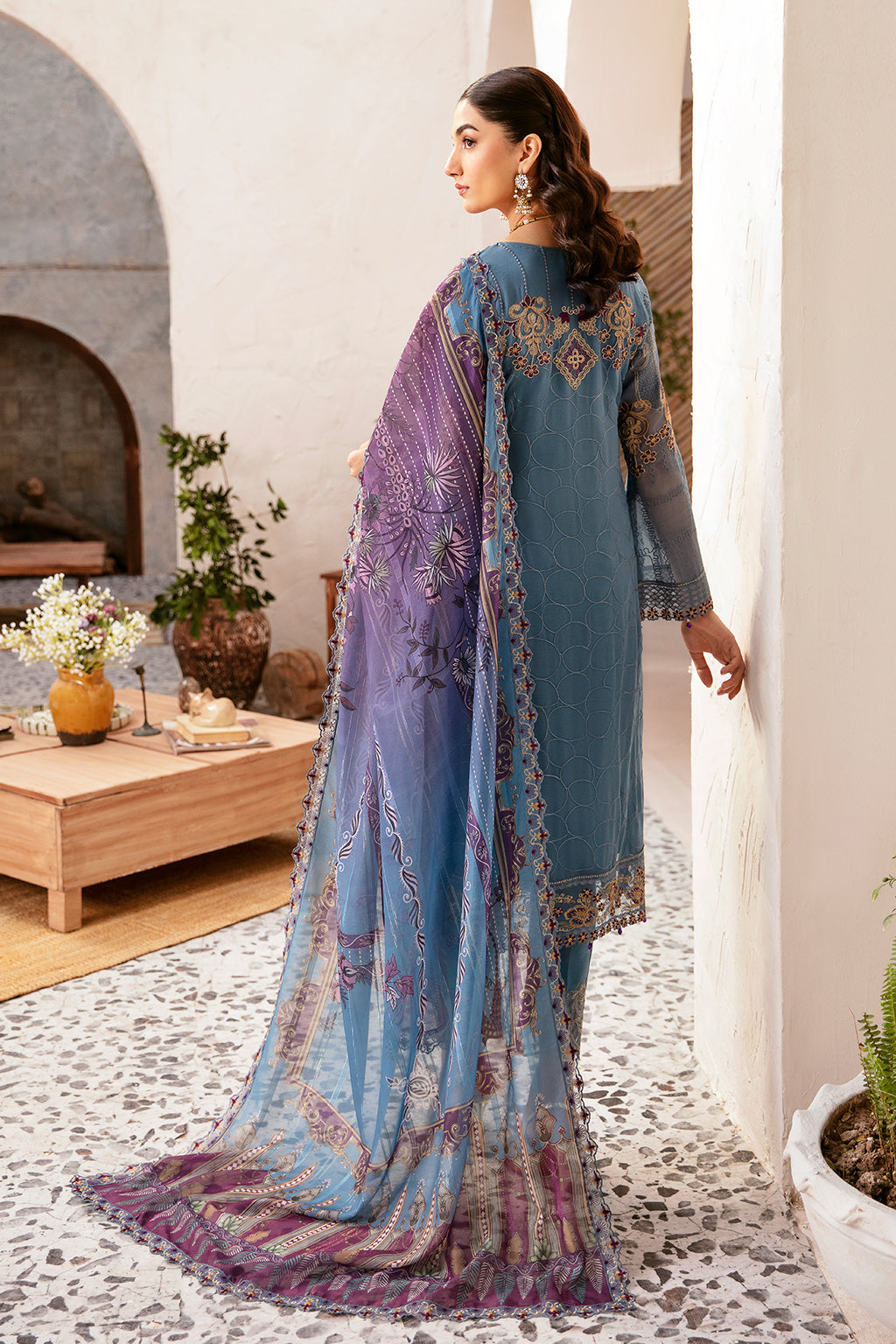 Ramsha | Rangoon Chiffon Collection 24 | D-1202 - Waniyas