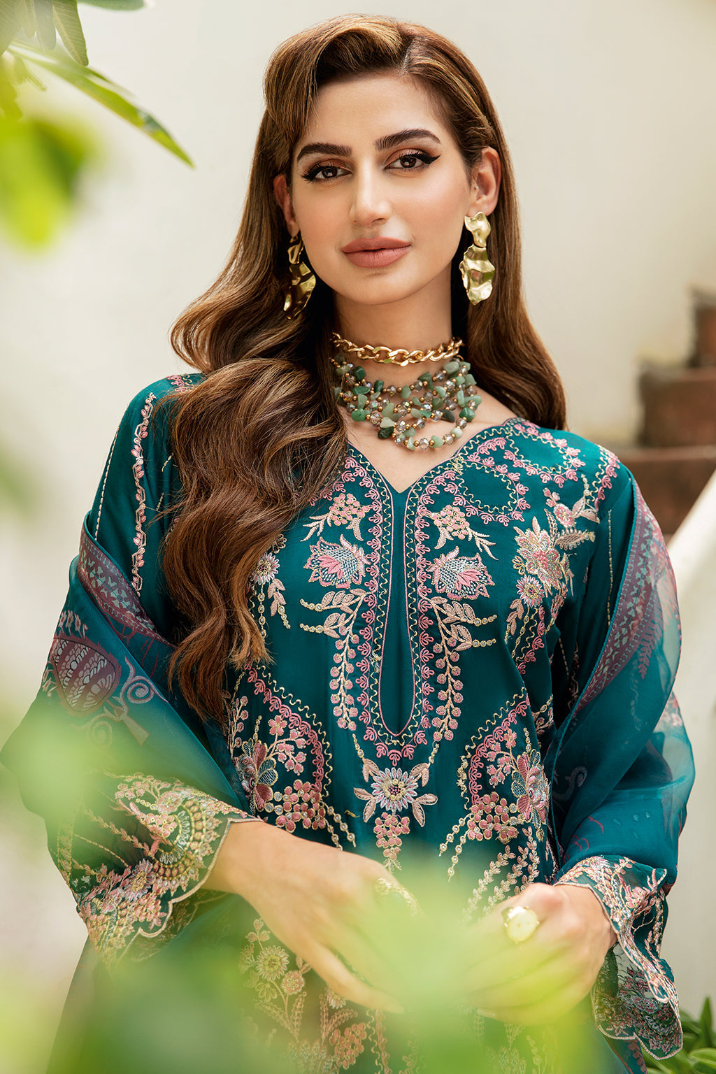 Ramsha | Luxury Lawn 24 | Y-808 - Ladies Clothes - Maria Faisal