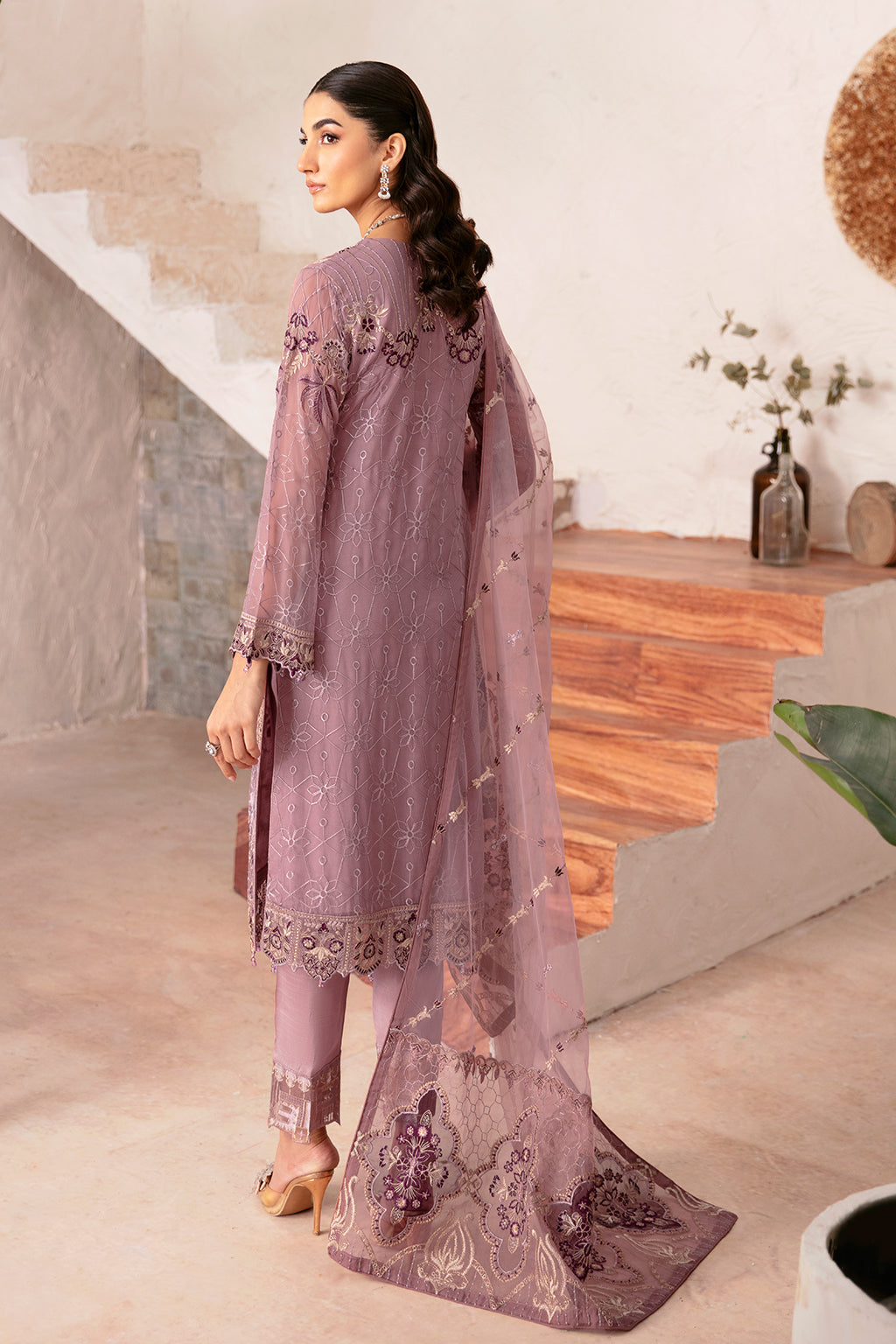 Ramsha | Rangoon Chiffon Collection 24 | D-1208 - Waniyas