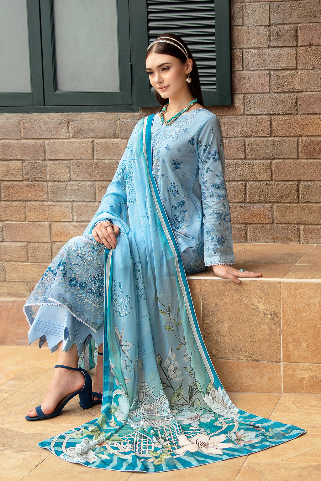 Ramsha | Riwayat Lawn Collection| Y-911 - Ladies Clothes - Maria Faisal