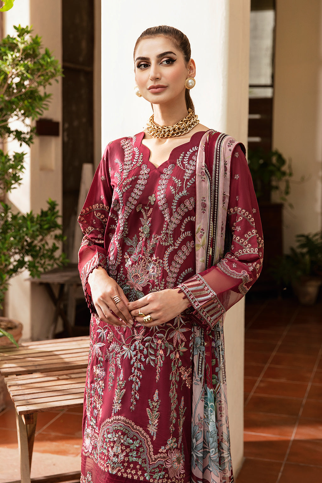 Ramsha | Luxury Lawn 24 | Y-801 - Ladies Clothes - Maria Faisal