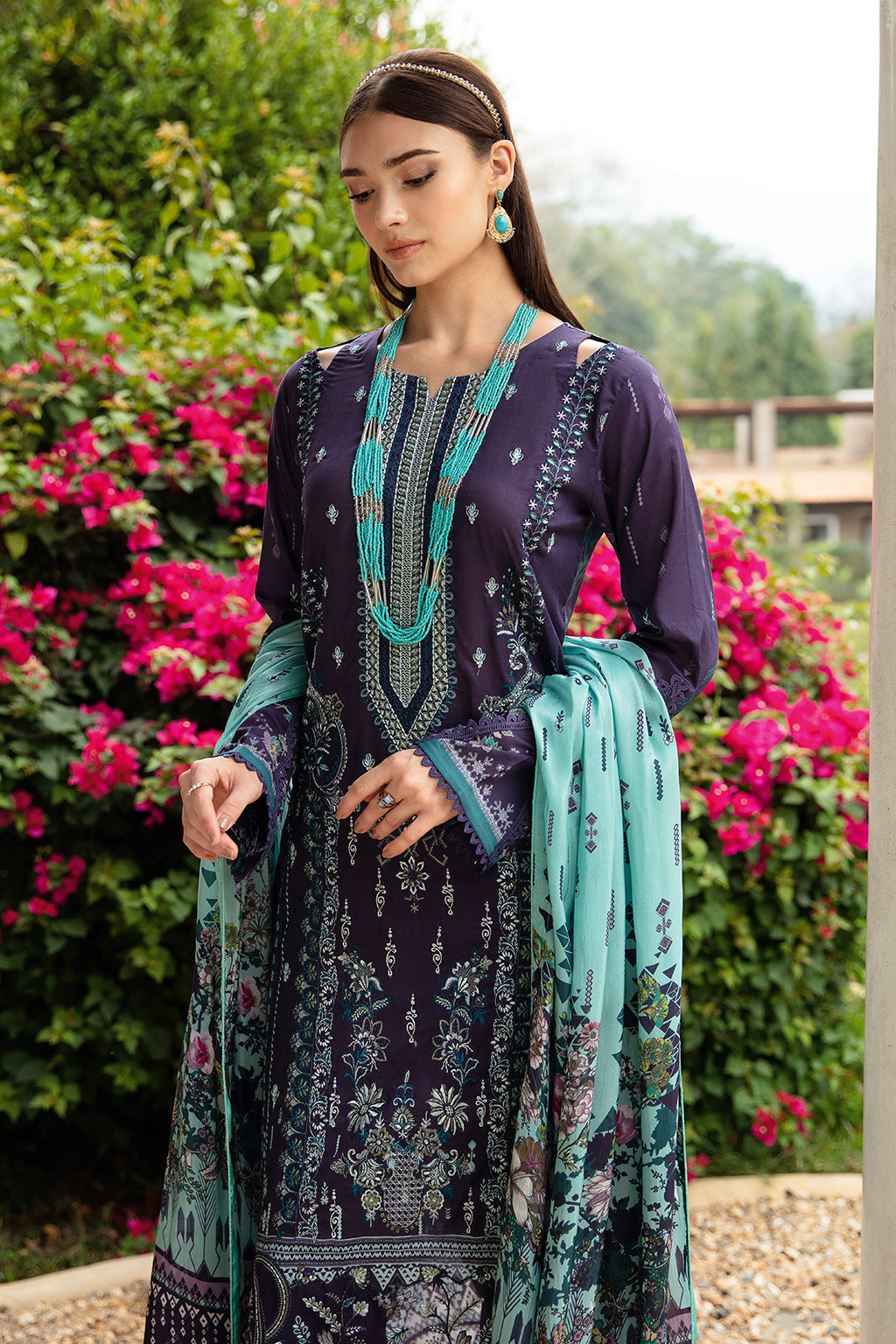 Ramsha | Riwayat Lawn Collection| Y-904 - Ladies Clothes - Maria Faisal