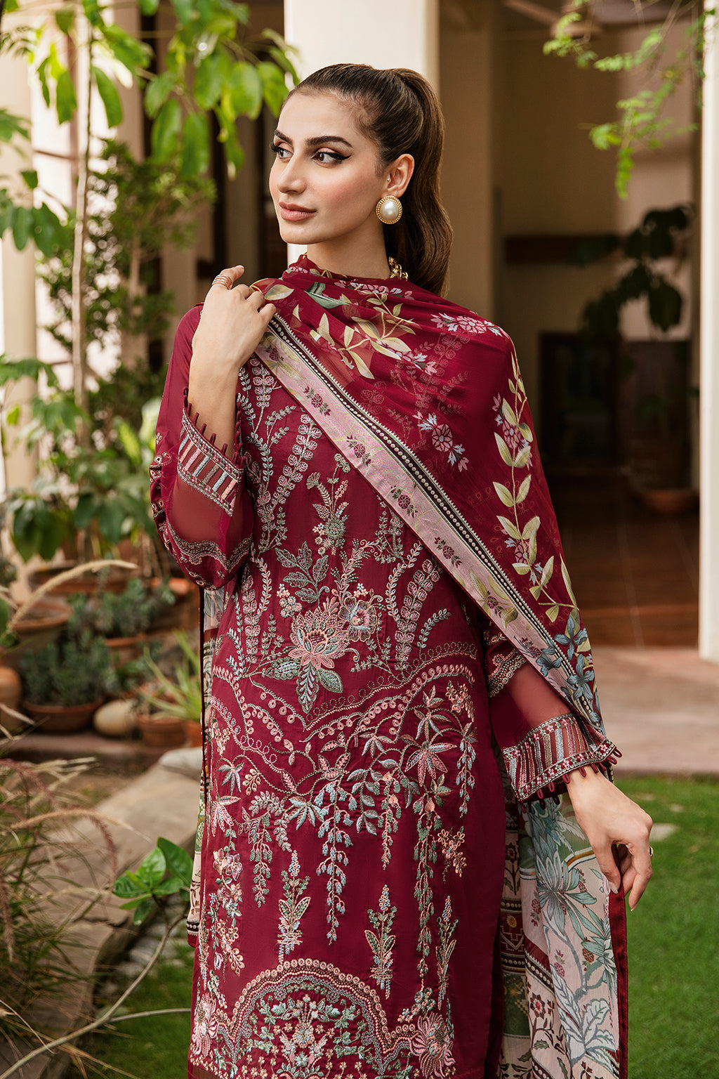 Ramsha | Riwayat Lawn Collection| Y-801 - Waniyas