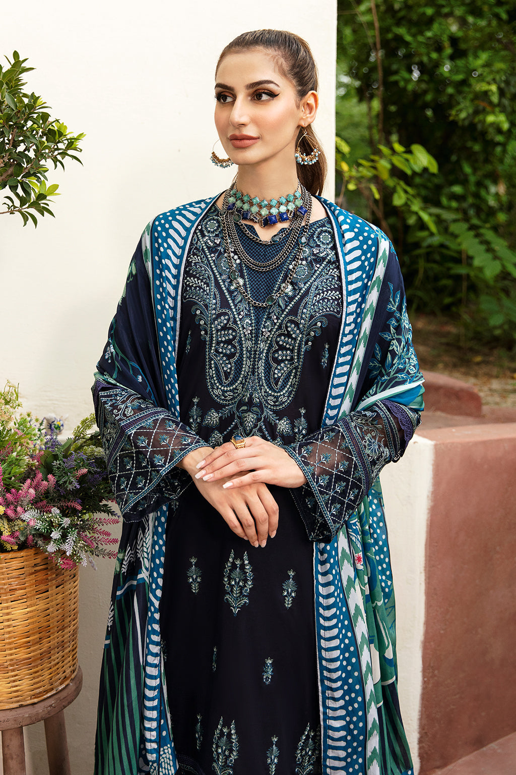 Ramsha | Riwayat Lawn Collection| Y-803 - Ladies Clothes - Maria Faisal