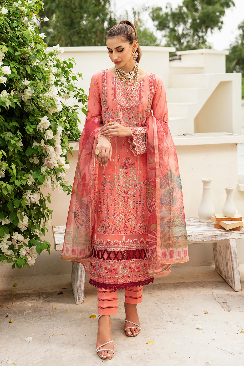 Ramsha | Riwayat Lawn Collection| Y-807 - Waniyas