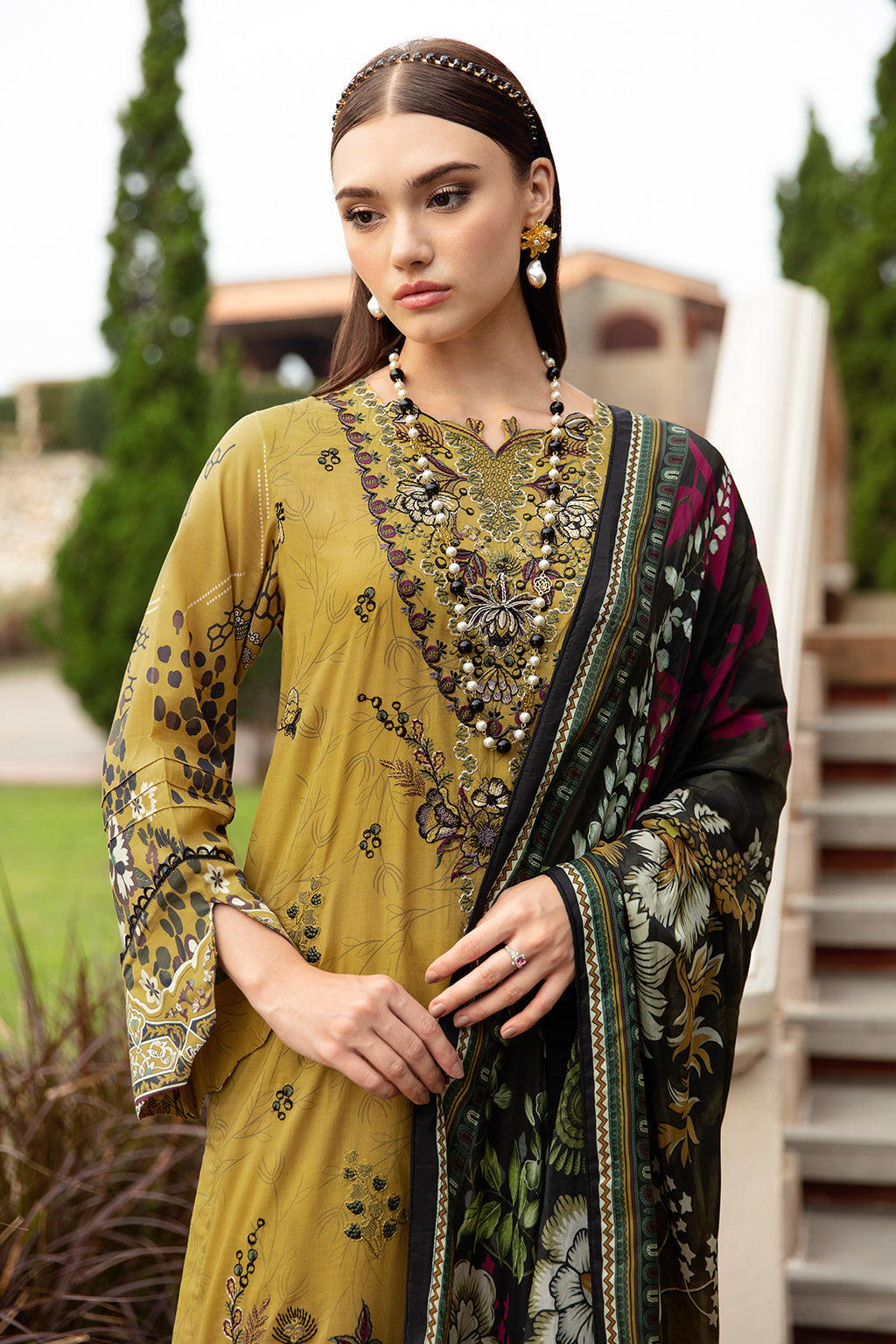 Ramsha | Riwayat Lawn Collection| Y-910 - Ladies Clothes - Maria Faisal