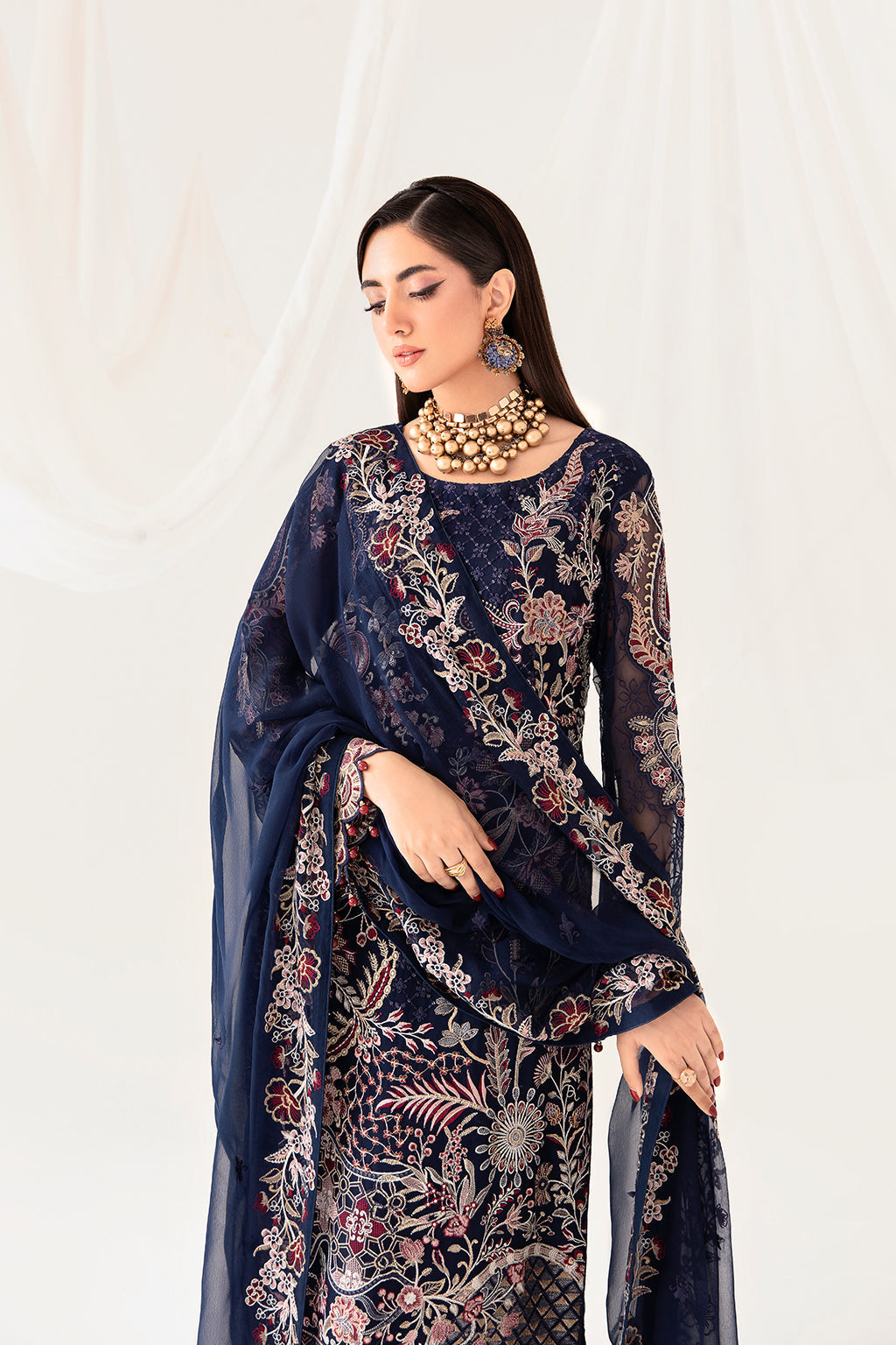 Ramsha | Rangoon Chiffon Collection 24 | D-1011 - Waniyas