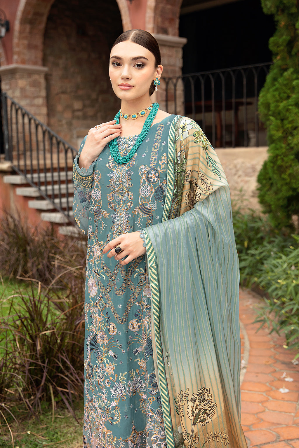 Ramsha | Riwayat Lawn Collection| Y-907 - Ladies Clothes - Maria Faisal