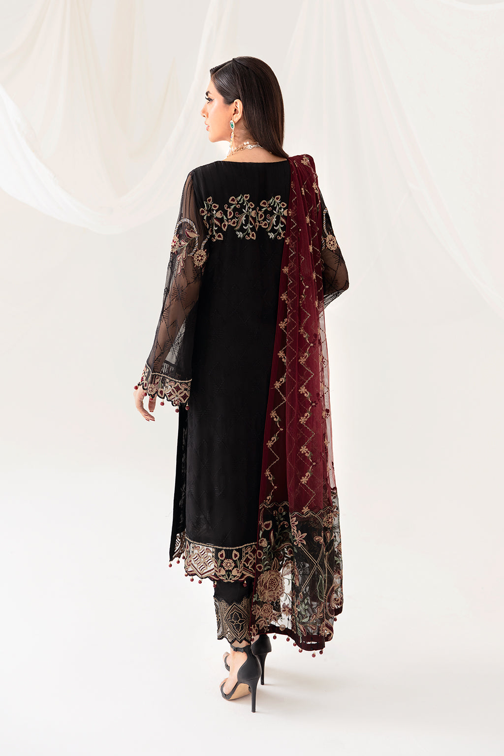 Ramsha | Rangoon Chiffon Collection 24 | D-1008 - Waniyas