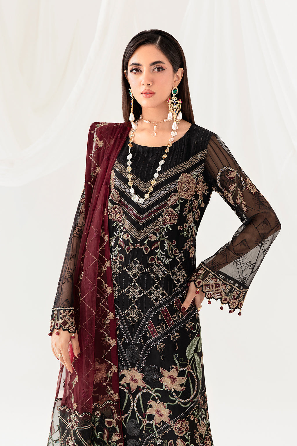 Ramsha | Rangoon Chiffon Collection 24 | D-1008 - Waniyas