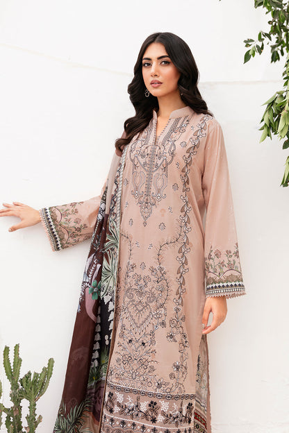 Ramsha | Mashaal Luxury Lawn | L-1106 - Designer Dress with Intricate embroidery and embellishments. Shop elegent wedding dress at Maria Faisal.