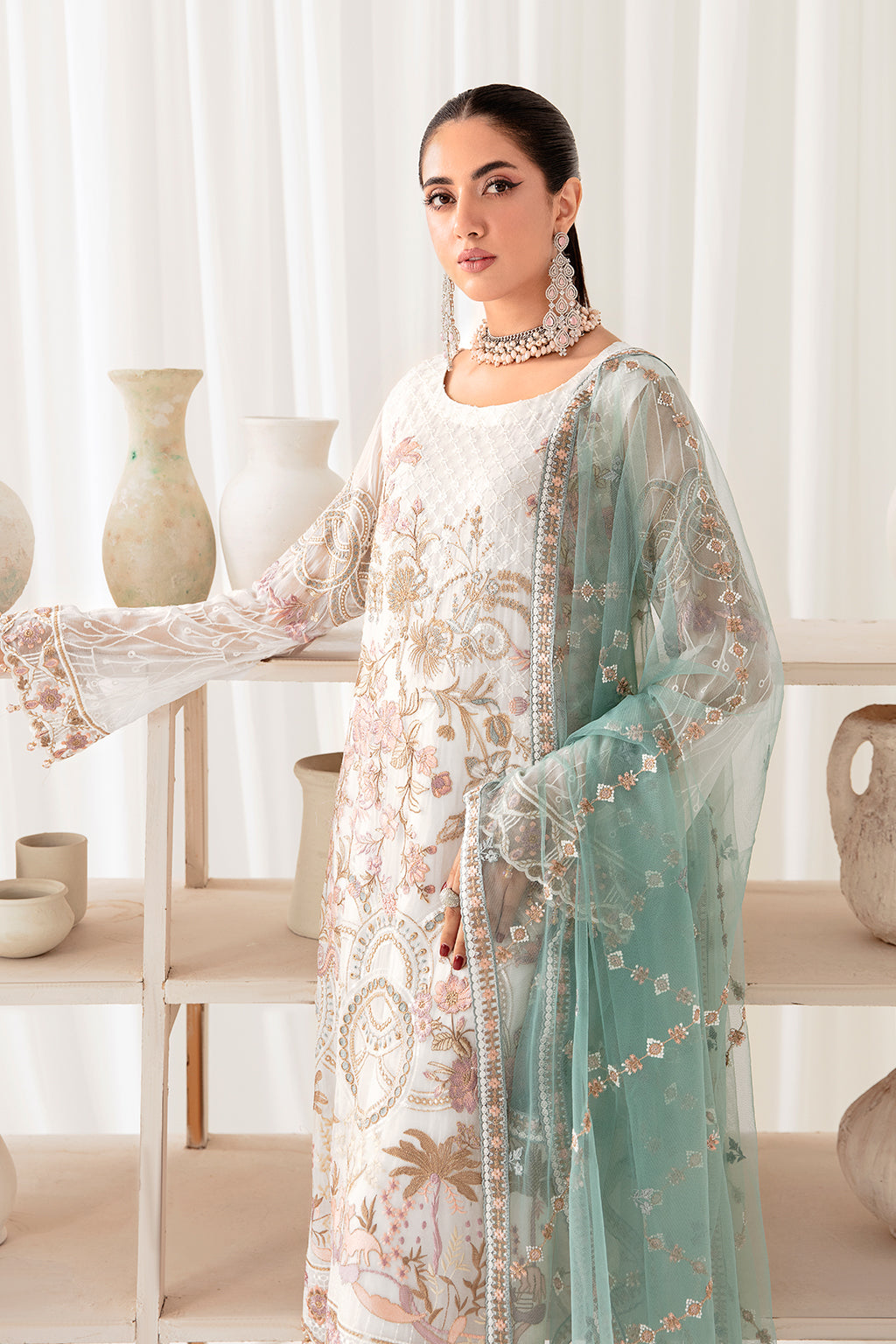 Ramsha | Rangoon Chiffon Collection 24 | D-1005 - Waniyas