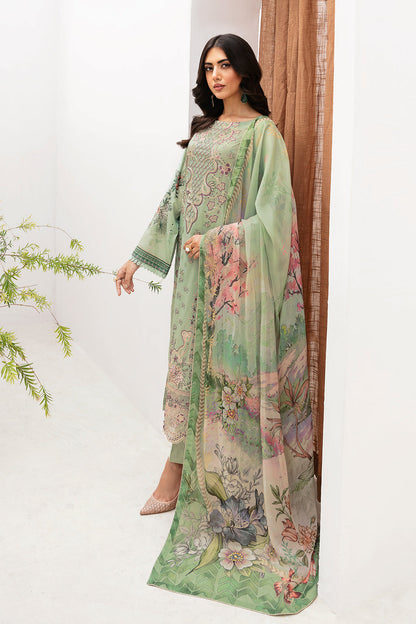 Ramsha | Mashaal Luxury Lawn | L-1101 - Designer Dress with Intricate embroidery and embellishments. Shop elegent wedding dress at Maria Faisal.