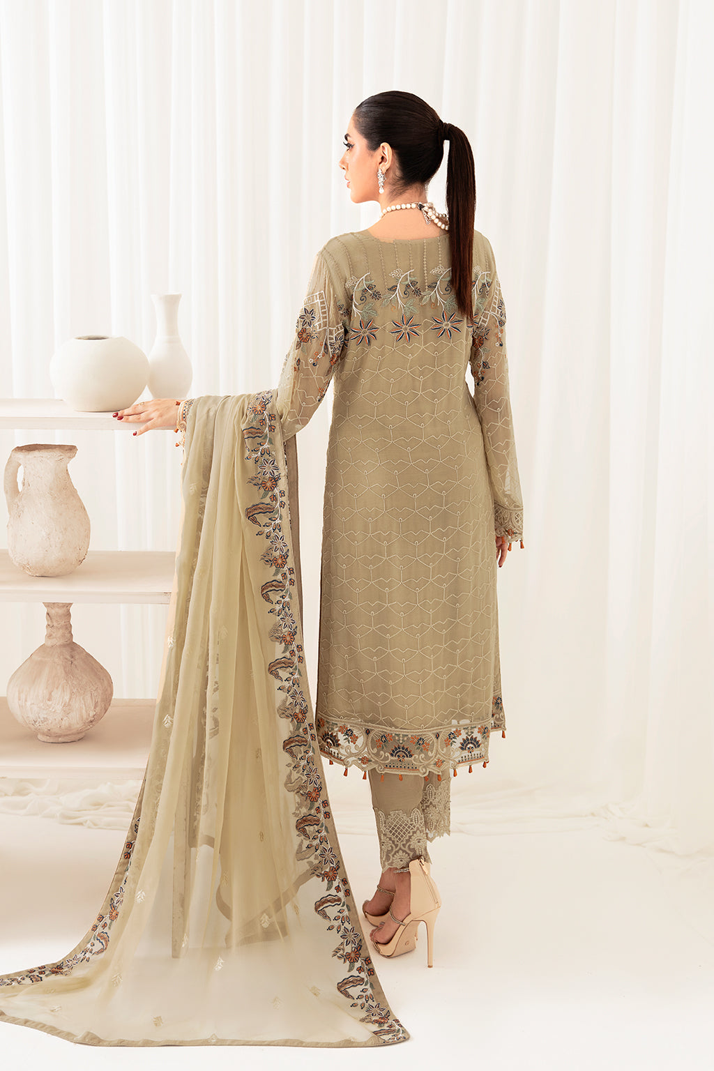 Ramsha | Rangoon Chiffon Collection 24 | D-1001 - Waniyas
