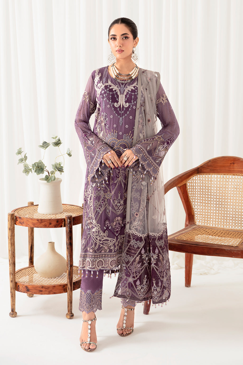 Ramsha | Rangoon Chiffon Collection 24 | D-1002 - Waniyas