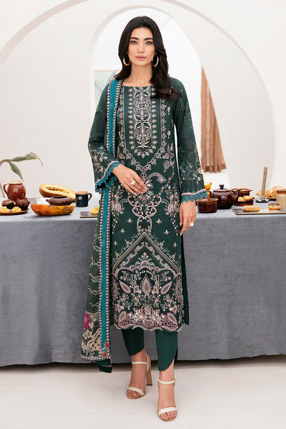 Ramsha | Mashaal Luxury Lawn | L-1109 - Designer Dress with Intricate embroidery and embellishments. Shop elegent wedding dress at Maria Faisal.
