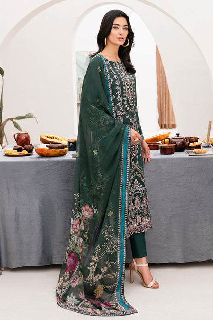 Ramsha | Mashaal Luxury Lawn | L-1109 - Designer Dress with Intricate embroidery and embellishments. Shop elegent wedding dress at Maria Faisal.