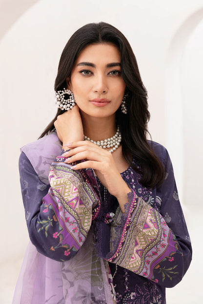 Ramsha | Mashaal Luxury Lawn | L-1105 - Designer Dress with Intricate embroidery and embellishments. Shop elegent wedding dress at Maria Faisal.