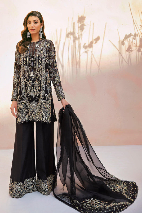 Soraya | Amelia Luxury Formals | Ebony - Ladies Clothes - Maria Faisal