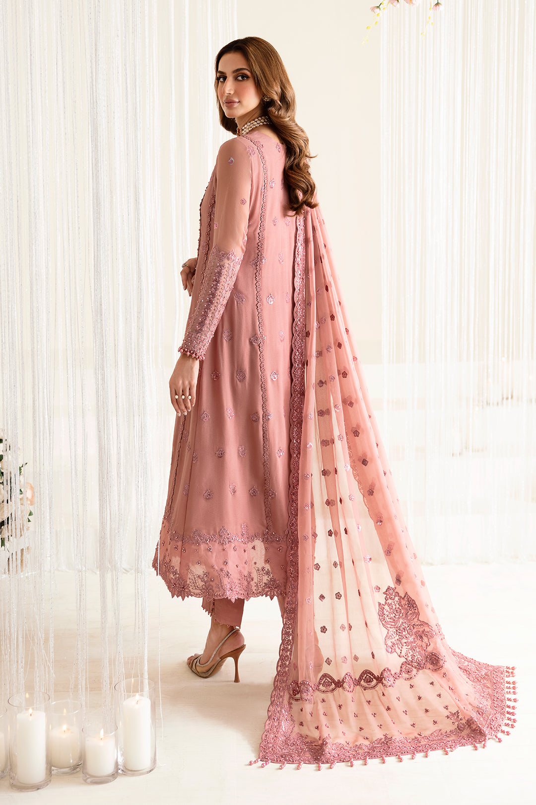Alizeh | Reena Wedding Edits | AF-HM-4016-CRIMSON - Pakistani Dress - Maria Faisal