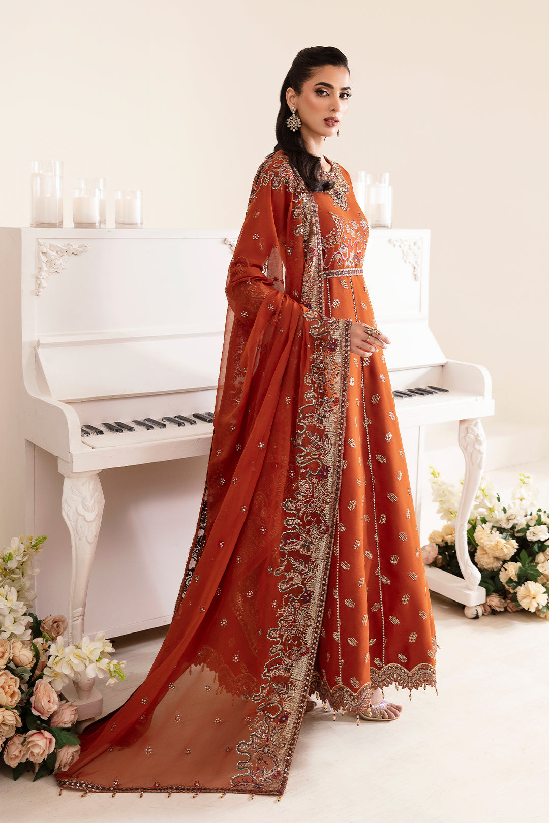 Alizeh | Reena Wedding Edits | AF-HM-4014-RUSTIC - Pakistani Dress - Maria Faisal