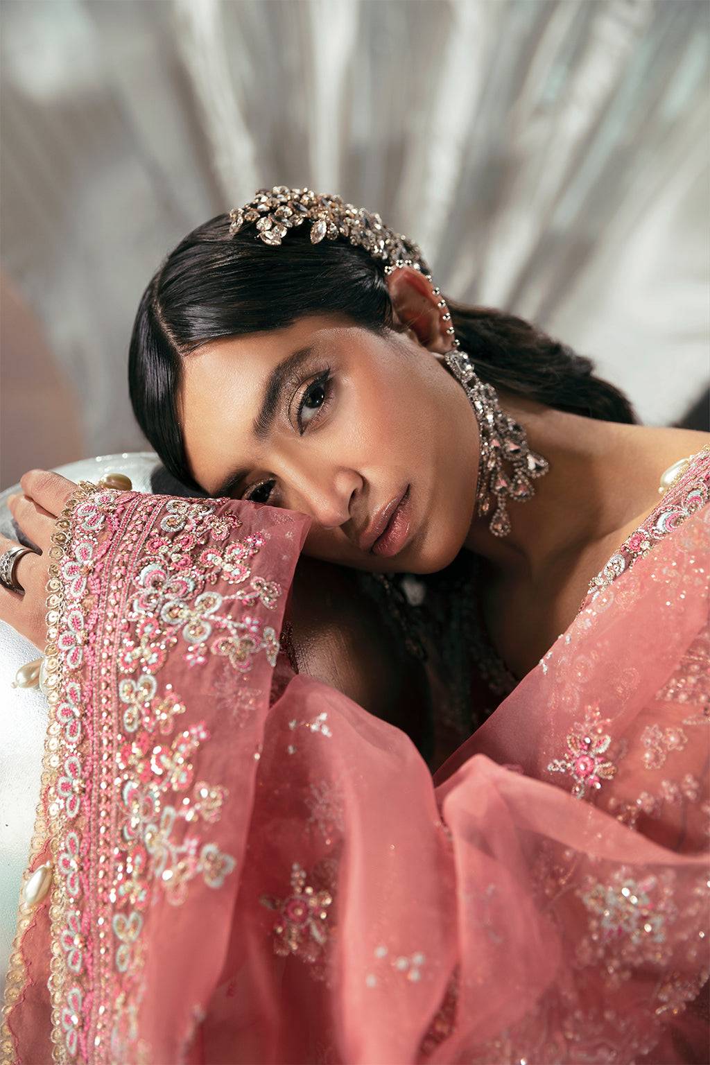 Afrozeh | Wild Flower Bloom Luxury Formals | Felicia by Maria Faisal - Registered Vendor of : Afrozeh - type : Pakistani Dress - 100% original wedding dresses