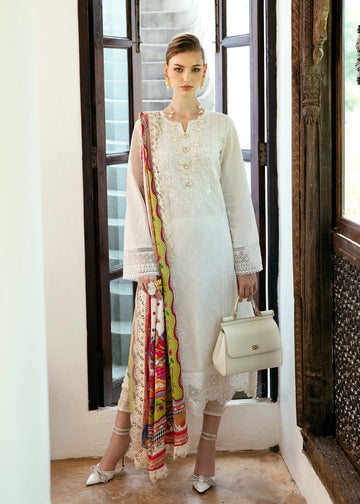 kanwal Malik | Mayal Luxury Lawn | Cerise - Waniyas