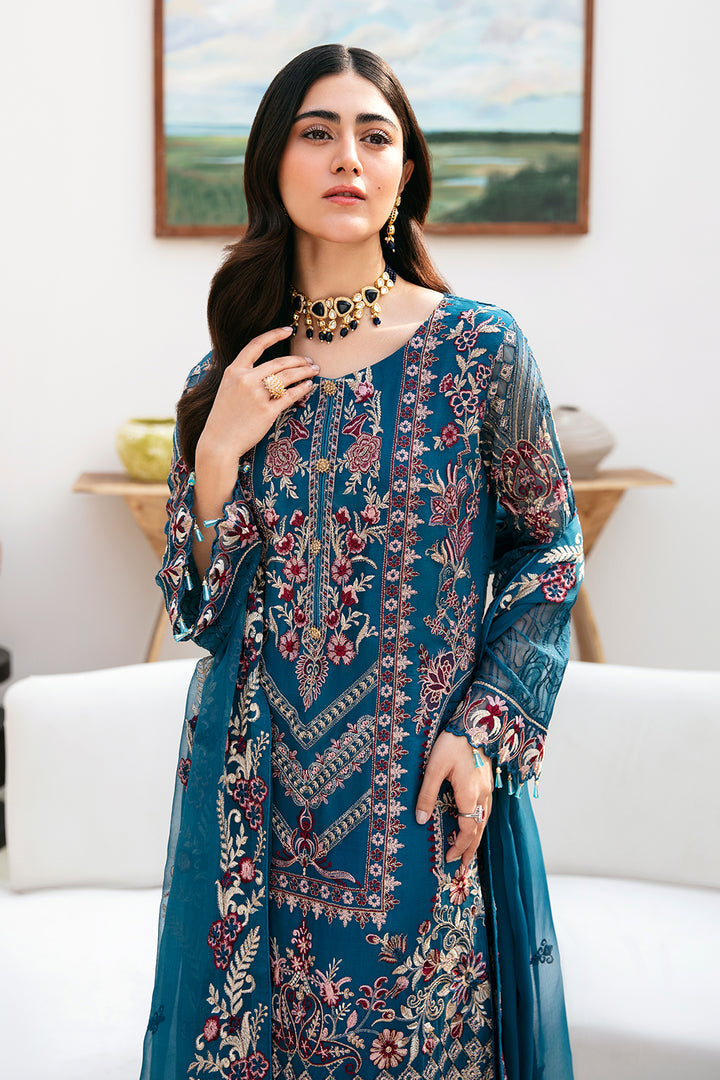 Ramsha | Chevron Chiffon Collection | A-811 - Ladies Clothes - Maria Faisal