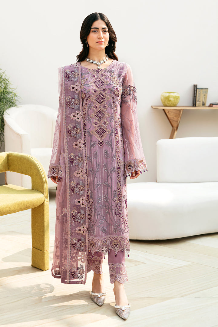 Ramsha | Chevron Chiffon Collection | A-801 - Ladies Clothes - Maria Faisal
