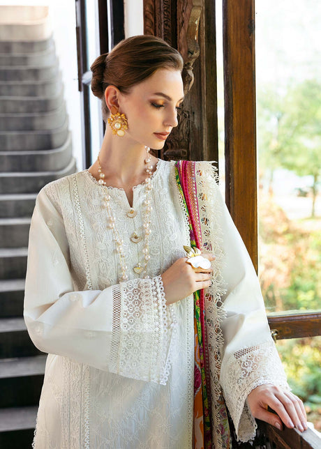 kanwal Malik | Mayal Luxury Lawn | Cerise - Waniyas