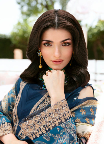 Gulaal | Summer Glow Lawn 24 | SYLVIYA (GL-L-24V3-01) - Designer Dress with Intricate embroidery and embellishments. Shop elegent wedding dress at Maria Faisal.