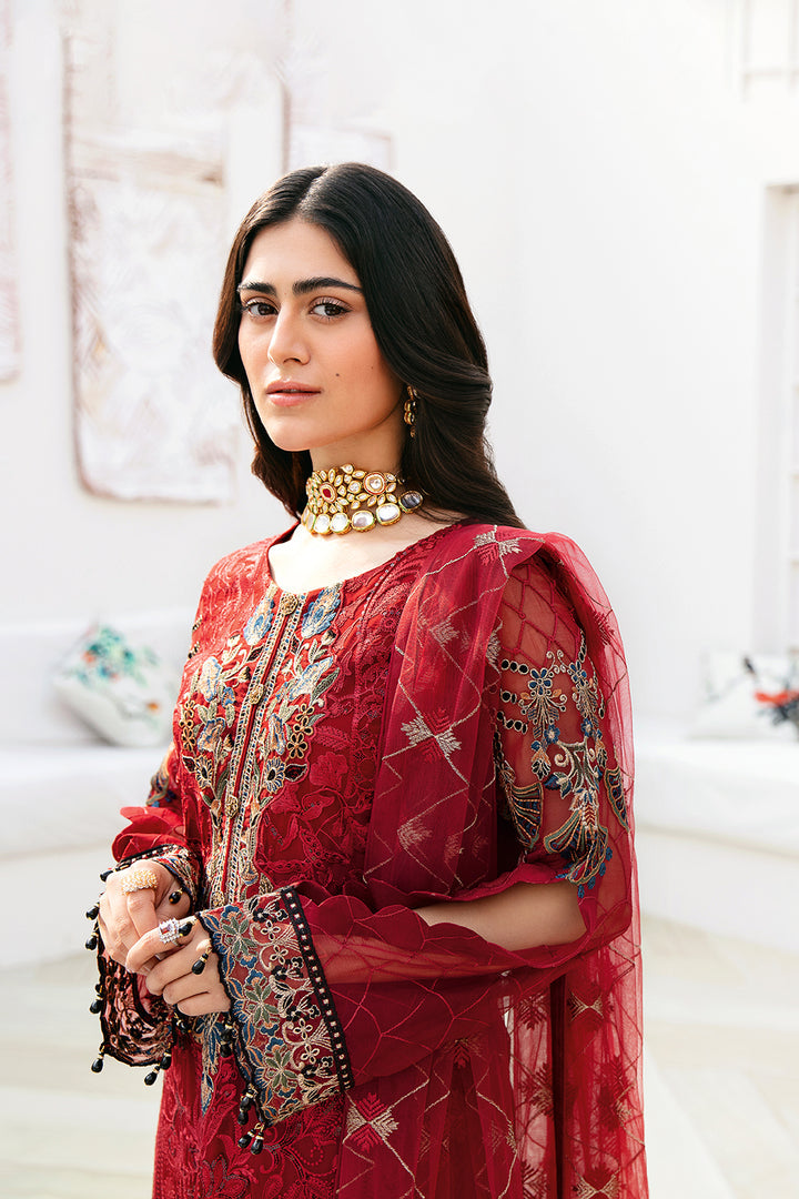 Ramsha | Chevron Chiffon Collection | A-803 - Ladies Clothes - Maria Faisal