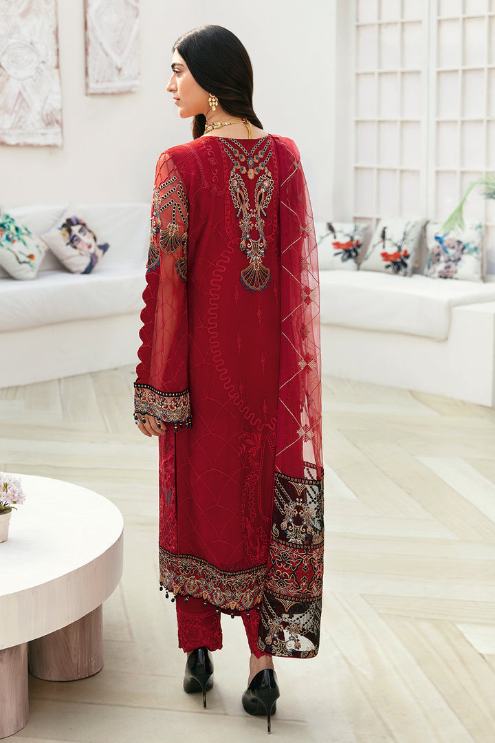 Ramsha | Chevron Chiffon Collection | A-803 - Ladies Clothes - Maria Faisal