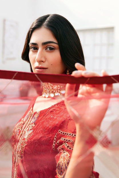 Ramsha | Chevron Chiffon Collection | A-803 - Ladies Clothes - Maria Faisal