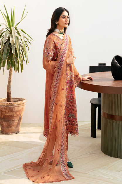 Ramsha | Chevron Chiffon Collection | A-810 - Ladies Clothes - Maria Faisal